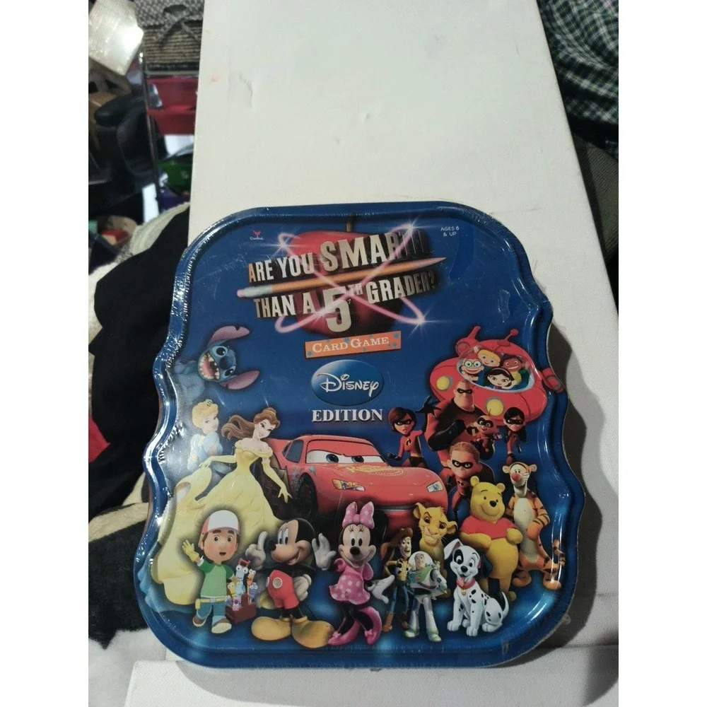 2007 Vtg  Are you smarter than a 5th grader card game Disney edition NEW Sealed